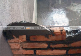 新舊墻體植筋、纖維網(wǎng)搭接工藝